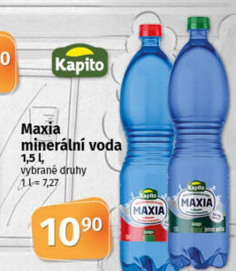 Minerální voda Maxia Kapito