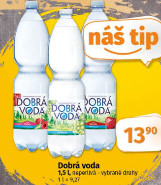 Ochucená voda Dobrá voda