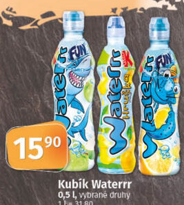 Ochucená voda Waterrr Kubík