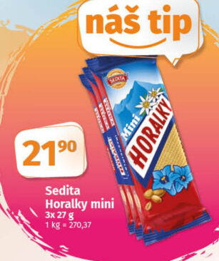 Oplatky Horalky Sedita