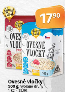 Ovesné vločky Nový Den