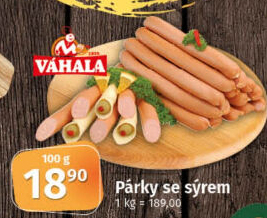 Párky se sýremVáhala