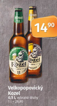 Pivo Velkopopovický Kozel