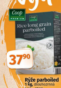 Rýže parboiled Coop Premium