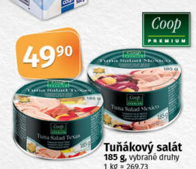 Salát tuňákový Coop Premium