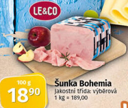 Šunka Bohemia výběrová LE&amp