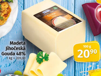 Sýr Gouda 48% Sýrařův výběr Madeta