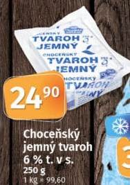 Tvaroh jemný Choceňský