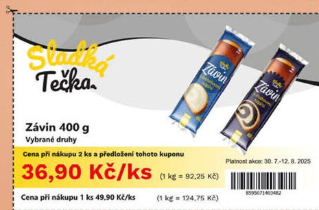 Závin Sladká Tečka