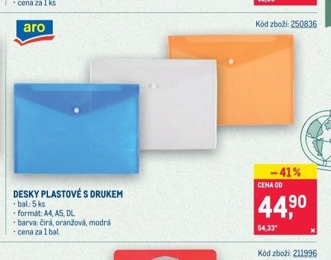 Desky plastové s drukem