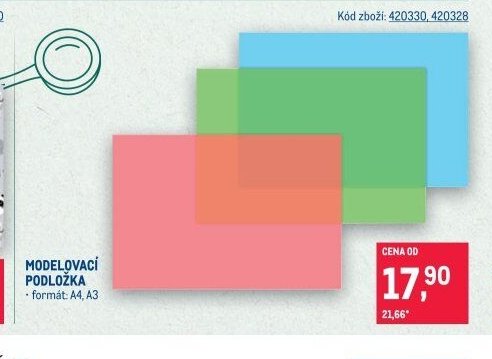 MODELOVACÍ PODLOŽKA