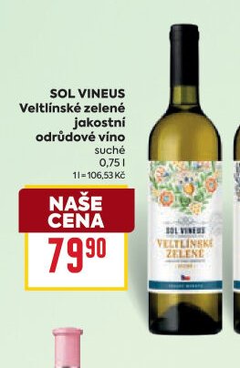 SOL VINEUS Veltlínské zelené