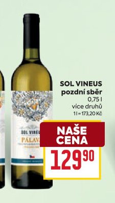 SOL VINEUS pozdní sběr