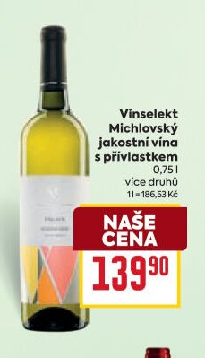 Vinselekt Michlovský jakostní vína s přívlastkem