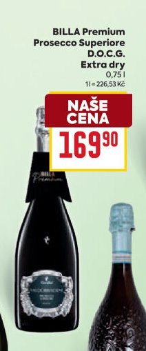 BILLA Premium Prosecco Superiore D.O.C.G. Extra dry