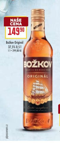 Božkov Originál 37,5% 0,5 l
