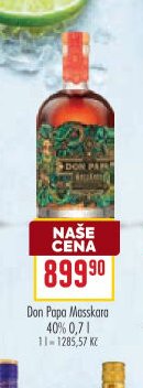 Don Papa Masskara 40% 0,7 l
