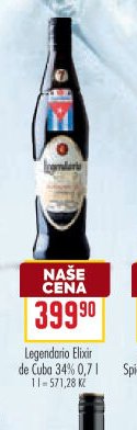 Legendario Elixir de Cuba 34% 0,7 l