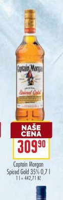 Captain Morgan Spiced Gold 35% 0,7 l