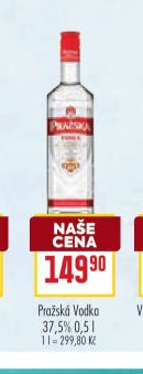 Pražská Vodka 37,5% 0,5 l