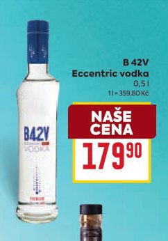 B 42V Eccentric vodka 0,5 l