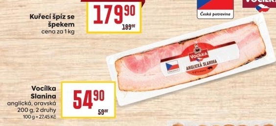 Anglická slanina Vocílka
