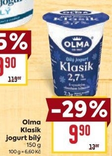 Bílý jogurt Klasik Olma