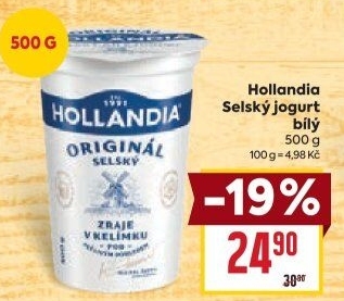 Bílý jogurt selský Hollandia