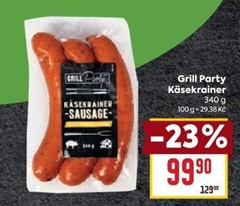 Käsekrainer Grill Party
