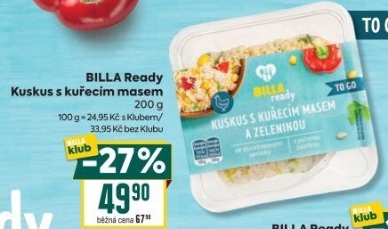 Kuskus s kuřecím masem Ready Billa