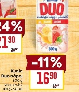 Nápoj Duo Mlékárna Kunín