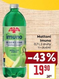 Ochucená voda Mattoni Imuno