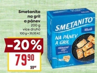 Sýr Smetanito na gril Želetava