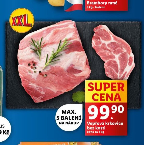 Vepřová krkovice bez kosti