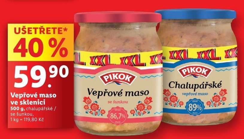 Vepřové maso ve sklenici