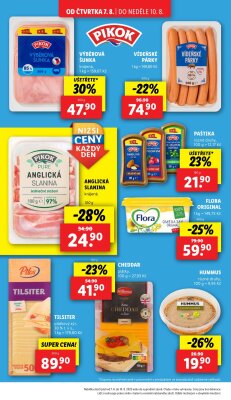 akční leták Lidl 7.8.2025-10.8.2025