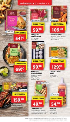 akční leták Lidl 7.8.2025-10.8.2025