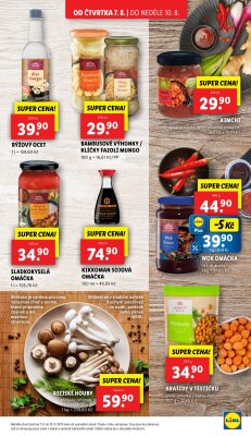 akční leták Lidl 7.8.2025-10.8.2025