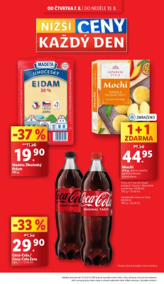 akční leták Lidl 7.8.2025-10.8.2025
