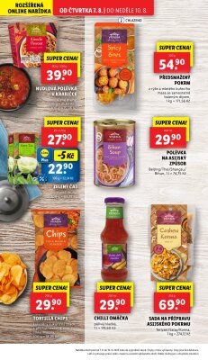 akční leták Lidl 7.8.2025-10.8.2025