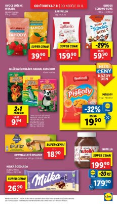 akční leták Lidl 7.8.2025-10.8.2025
