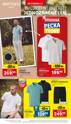 akční leták Lidl 7.8.2025-10.8.2025