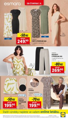 akční leták Lidl 7.8.2025-10.8.2025