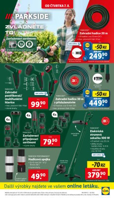akční leták Lidl 7.8.2025-10.8.2025