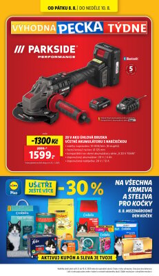 akční leták Lidl 7.8.2025-10.8.2025