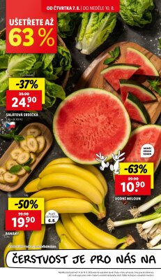 akční leták Lidl 7.8.2025-10.8.2025