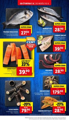 akční leták Lidl 7.8.2025-10.8.2025