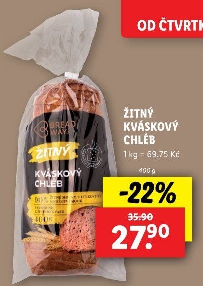 ŽITNÝ KVÁSKOVÝ CHLÉB