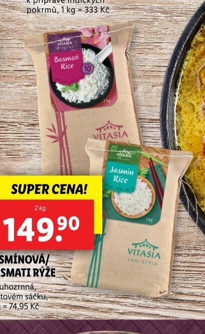 Vitasia Basmati Rice / Jasmin Rice