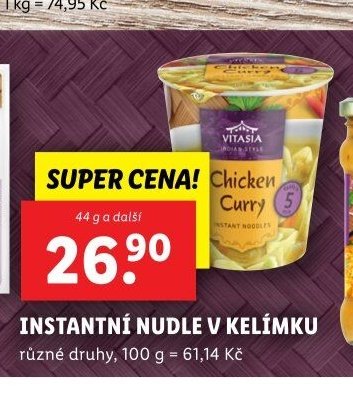 Vitasia Instant Noodle Chicken Curry